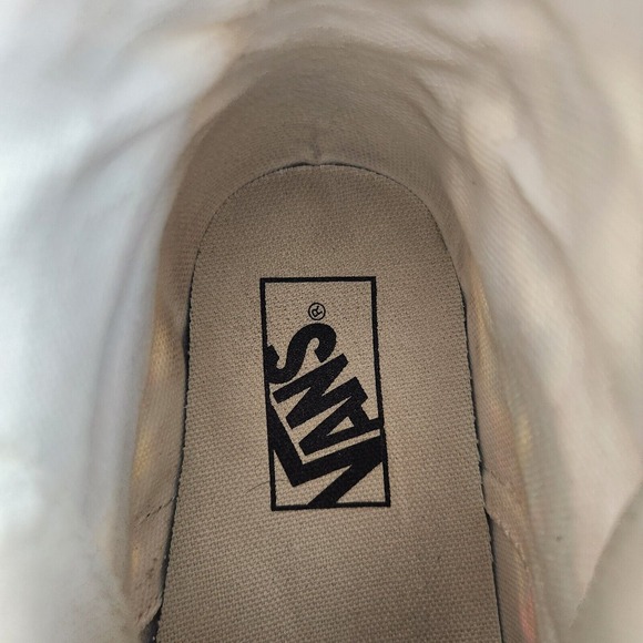 Vans Sk8hi Tepered Stackform Women Size 6.5 Beige Paisley Bloom Platform Sneaker - Picture 10 of 11